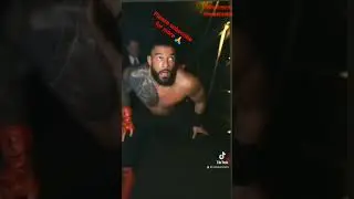WWE Roman Reigns 2023 backstage workout (push-up and pull-ups) #romanreignsworkout2023