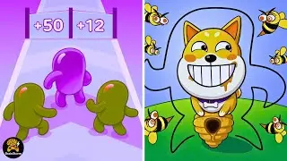 Doge Rescue Draw to Save Vs  Join Blob Clash | Max Gameplay | BrainStorm Walkthrough | EP-0650