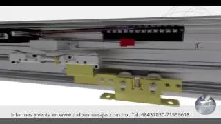 Sistema para Puerta Automatica de vidrio