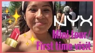NYX Store Mini Tour | First time experience!