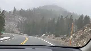Snow on Tioga Pass