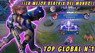 ASI JUEGA LA BEATRIX TOP GLOBAL #1 DESTROZA LA RANKED 💥 &iexcl;10 KILLS SIN MORIR! (Build + Dominio total)