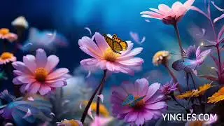Butterfly Bliss: Peaceful Flowers & Gentle Wings for Deep Relaxation