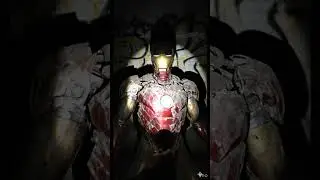 Rusted Iron Man #animation #satisfying #trending #ai #aivideo #ironman #marvel #reels #building