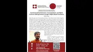 Nikhil Dey &ndash; Countering Authoritarianism, Crony Capitalism, and Digital Controls