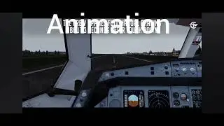 Iberia Flight 6463 -Animation vs Real Life