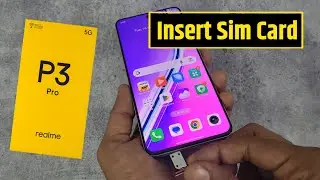 realme p3 pro me sim card kaise lagaye | how to insert sim card in realme p3 pro 