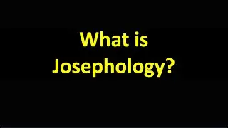 1-min Josephologist: What is Josephology?