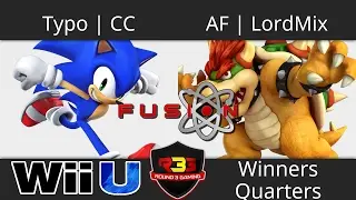 Fusion 4 - Typo | CC (Sonic) vs AF | LordMix (Bowser) - Smash 4 Winners Quarters