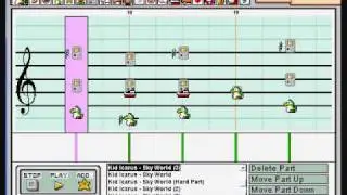 Kid Icarus Sky World on Mario Paint Composer