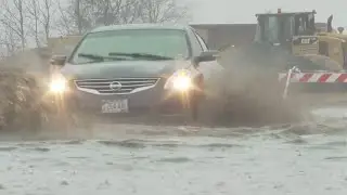 Flooding on West Commercial Street, Bayside Portland