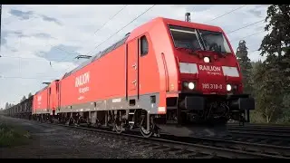 DB 83126 Laufach - Heigenbr&uuml;cken - Main Spessart Bahn - BR185.2 - Train Sim World 2