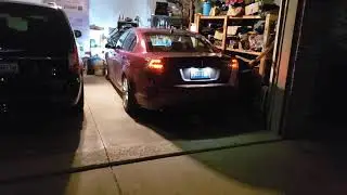 2009 Pontiac G8 GT cold start Magnaflow 11385 muffler, Team Allied 3512rs resonators, Solo Axlebacks