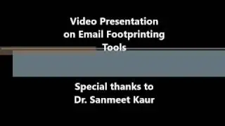 Email Footprinting Tools