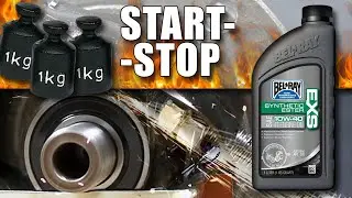 Bel-Ray EXS 10W40 Ester Тест моторного масла Старт-Стоп 100&deg;C