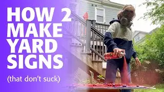 DIY Yard Signs