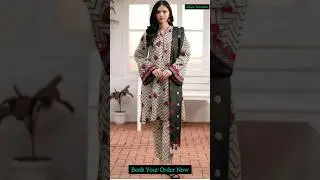 Baroque Digital Printed Lawn | Diamond Dupatta @InlineInfusion