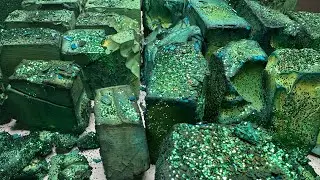 Green Dyed Blocks 🦖🐢🐸