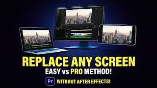 Replace Any Screen in Premiere Pro 🔥 | Corner Pin Easy vs Pro Method (No After Effects)