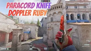★ Paracord Knife Doppler Ruby