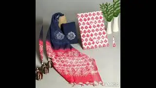 Jaipuri authentic hand block printed cotton suits with kota doria dupatta