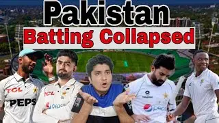 Pakistan Lose Grip on Lahore Test Due to Poor Collapse Batting & Fielding !