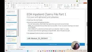 Exploratory Data Analysis with Inpatient Claims Data Part I