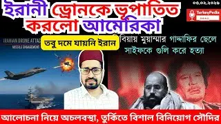 ইরানী ড্রোন ভূপাতিত করেছে আমেরিকা, অত:পর.....