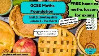 3.3 Functional Skill/ GCSE maths: Unit 3 Data handling - Lesson 3: Pie charts