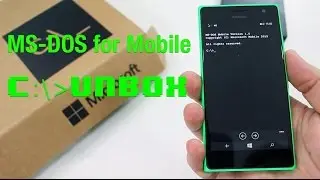 MS-DOS for Mobile - Unboxing and Setup