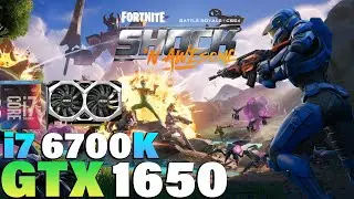 Fortnite - i7 6700K + GTX 1650