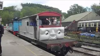 Day out with Thomas at Dean Forest Railway - part 3 Thomas Brakevan Ride