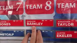 Fantasy Football Draft Board Kit 2021 -Unboxing
