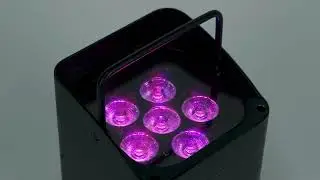 U'King 4PCS 6x18W 6IN1 RGBAW+UV Par Light Wireless Remote Control LED Battery Light for Disco DJ Bar