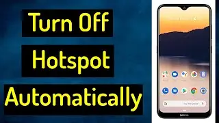 How to turn off hotspot automatically after 10 minutes | Close Hotspot when no device is connected