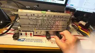 Демонстрация работы настольной радиостанции Hallicrafters Shock-a-Matic 🥵 в основном в рабочем со...