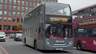 Carousel Buses Scania N230UD ADL Enviro400 227 (SF10OHF) On Route 850 To Hing Wycombe