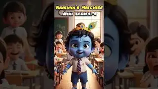 &ldquo;Baby Krishna&rsquo;s Sticky Ink Prank 😂✨ | Funny School Shorts&rdquo; #schoollife #cutekrishna #krishnastories