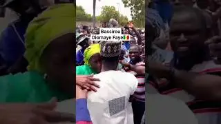 Woman tries to hug Bassirou Diomaye Faye, see bodyguard's reaction