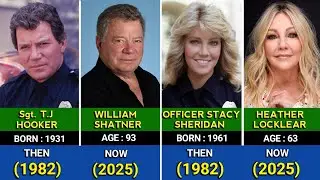 T.J. Hooker 1982 Cast Then And Now