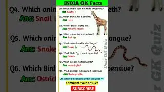 Animal has 25000 teeth 😱 | Facts about Animals and Birds | General Knowledge #shorts #facts #gk
