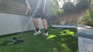 How to install artificial grass #gardenideas #landscaping #artificialgrassinstallation #namgrass