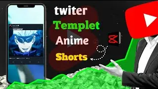 How to create twitter template anime shorts | twitter template anime shorts kaise banaye |
