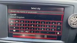 Как ввести почтовый индекс в навигатор Renault Kadjar