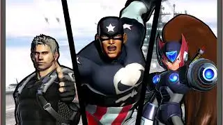 Requested ULTIMATE MARVEL VS. CAPCOM 3 Chris Redfield/Captain America/Zero Arcade Gameplay