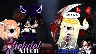 Afton's+Noah react to Michael as Rachel gardner🔪✨