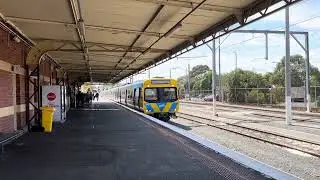 Comeng train terminating at Sandringham Station on the Sandringham Line.