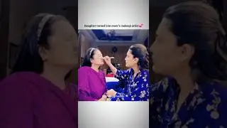 Daughter turned into mom&rsquo;s makeup artist 💕 #sistrology #edit