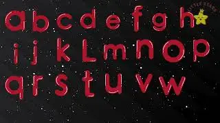 Upper case & Lower-case Alphabet | A to Z Alphabet song | Little stars cartoon #abc #kidslearning