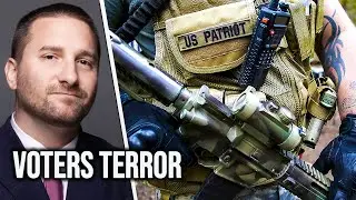 Masked Conservatives Show Up ARMED To Intimidate Voters